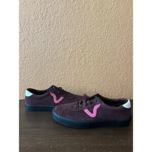 Vans Sport Low Unisex 5.0M/6.5W Burgundy Pink Suede Skateboarding Shoes New